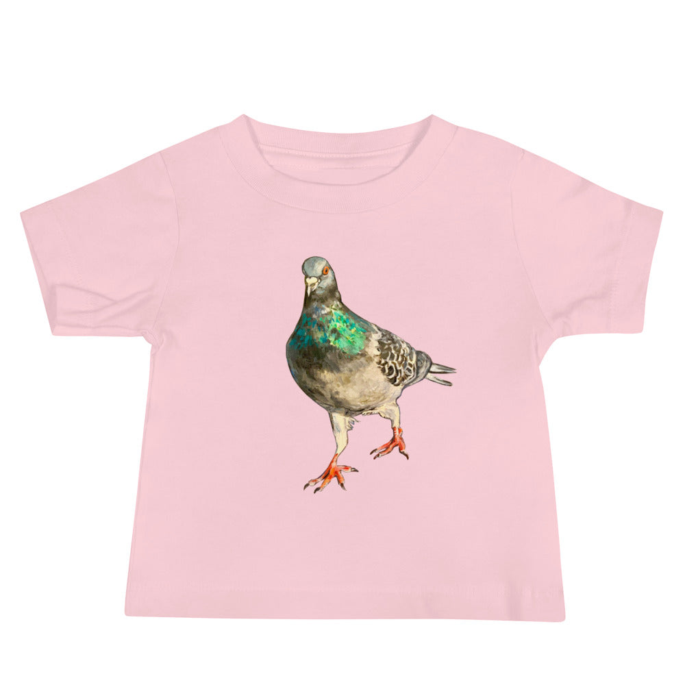 Baby Jersey Short Sleeve Tee - Scottish Pigeon Design