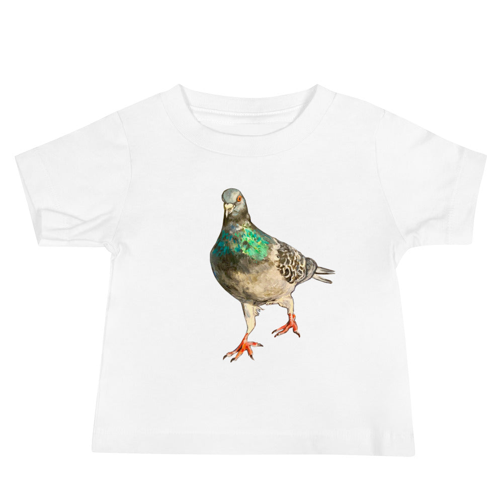 Baby Jersey Short Sleeve Tee - Scottish Pigeon Design