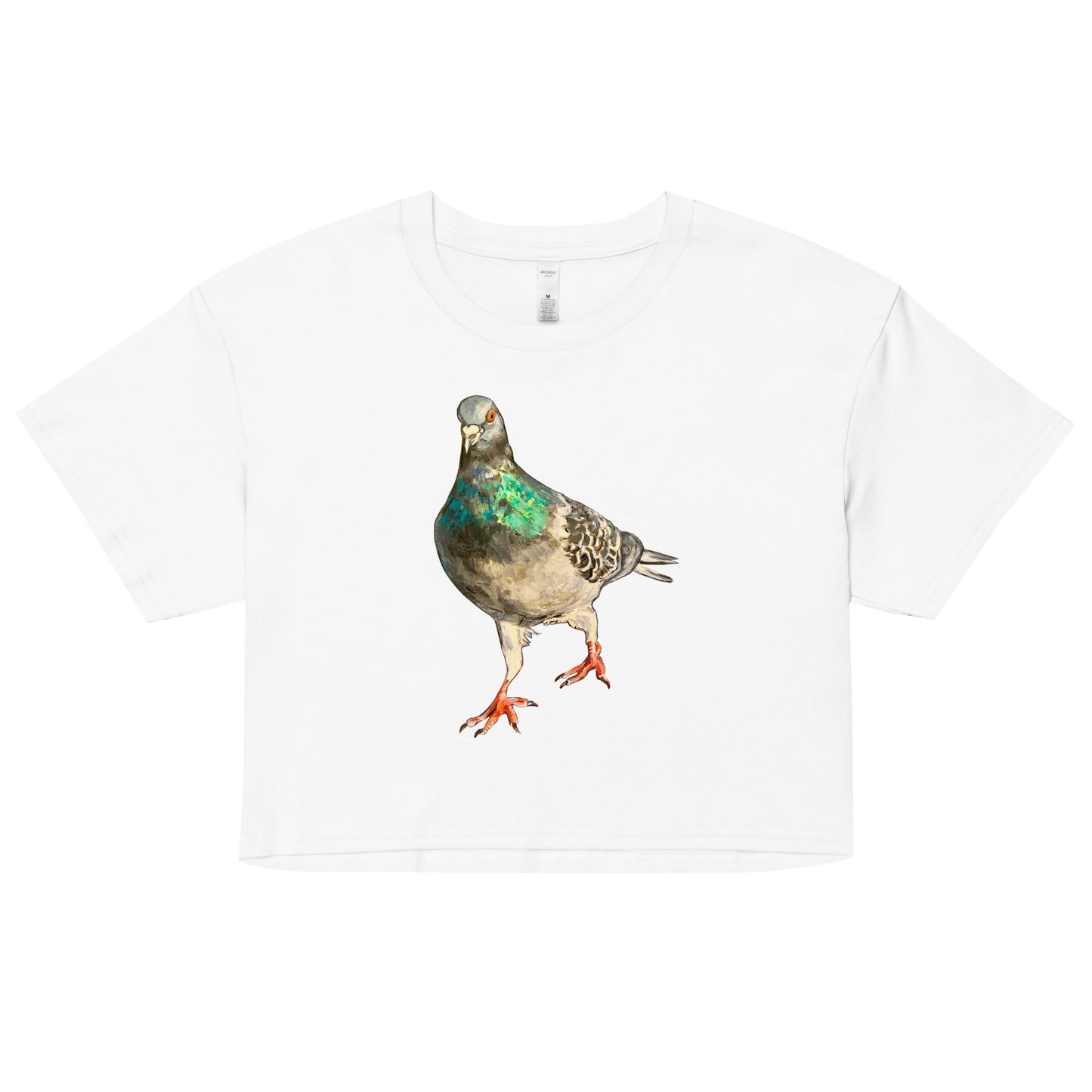 Women’s Crop Top- Scottish Pigeon Design