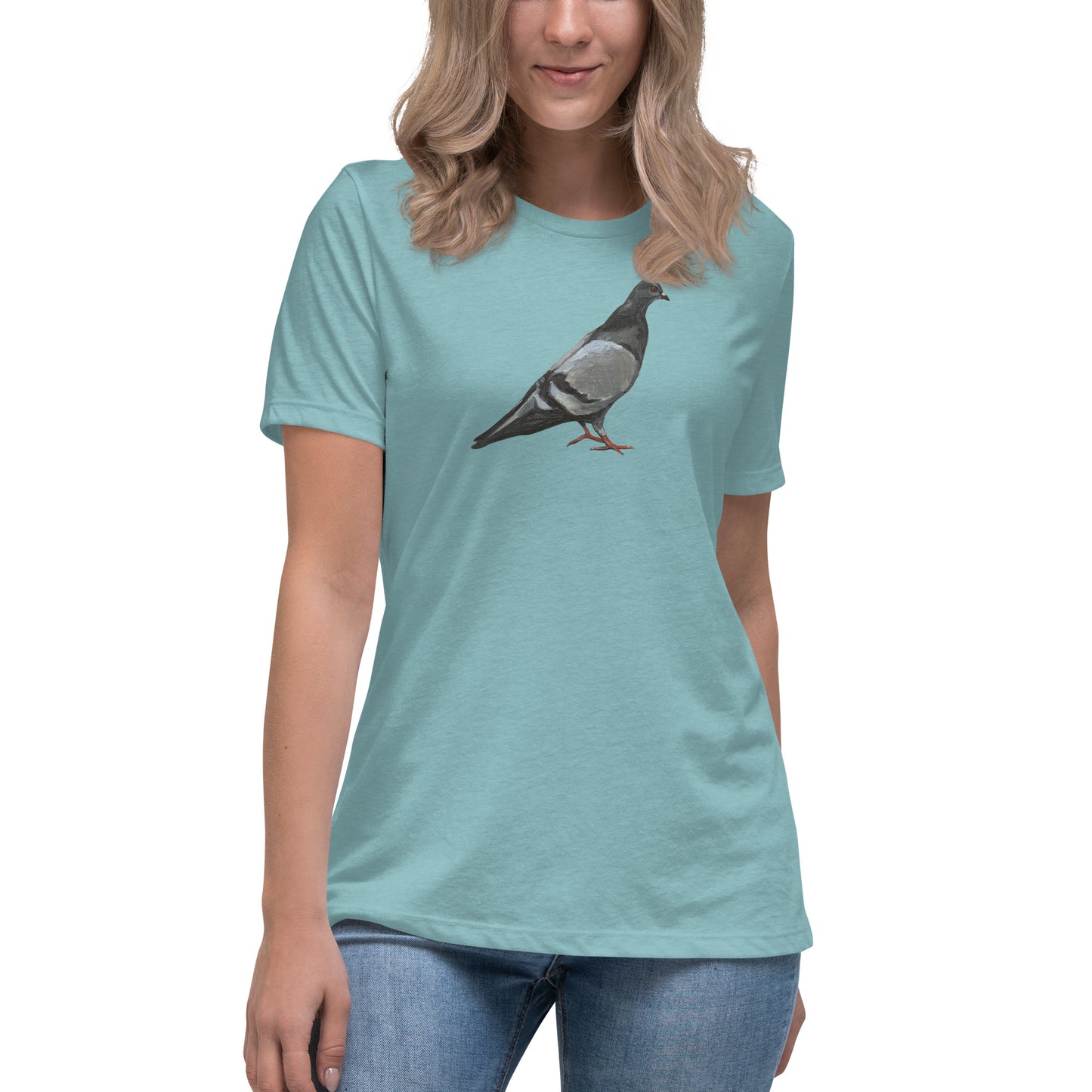 Women's Relaxed T-Shirt — Classic Pigeon Pose