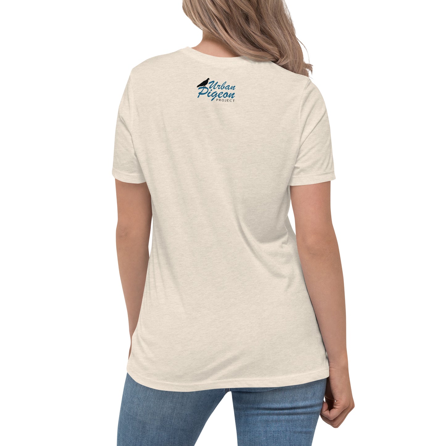 Women's Relaxed T-Shirt — Classic Pigeon Pose