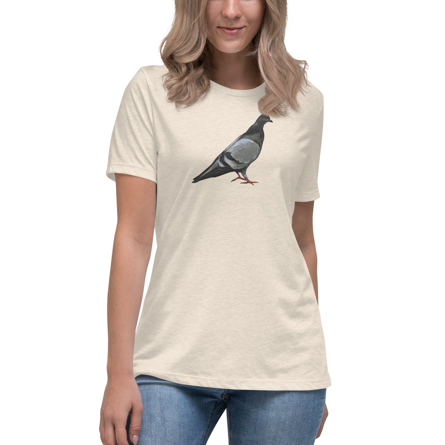 Women's Relaxed T-Shirt — Classic Pigeon Pose