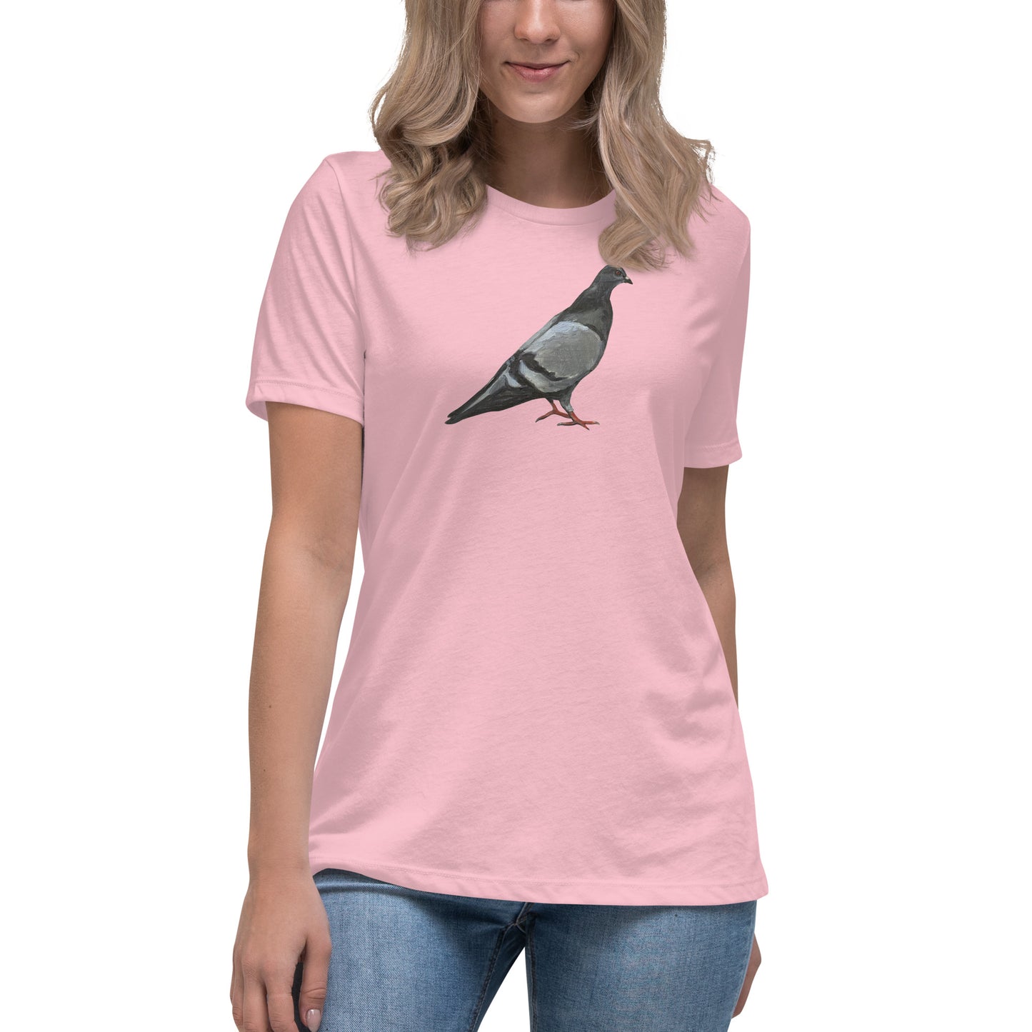 Women's Relaxed T-Shirt — Classic Pigeon Pose