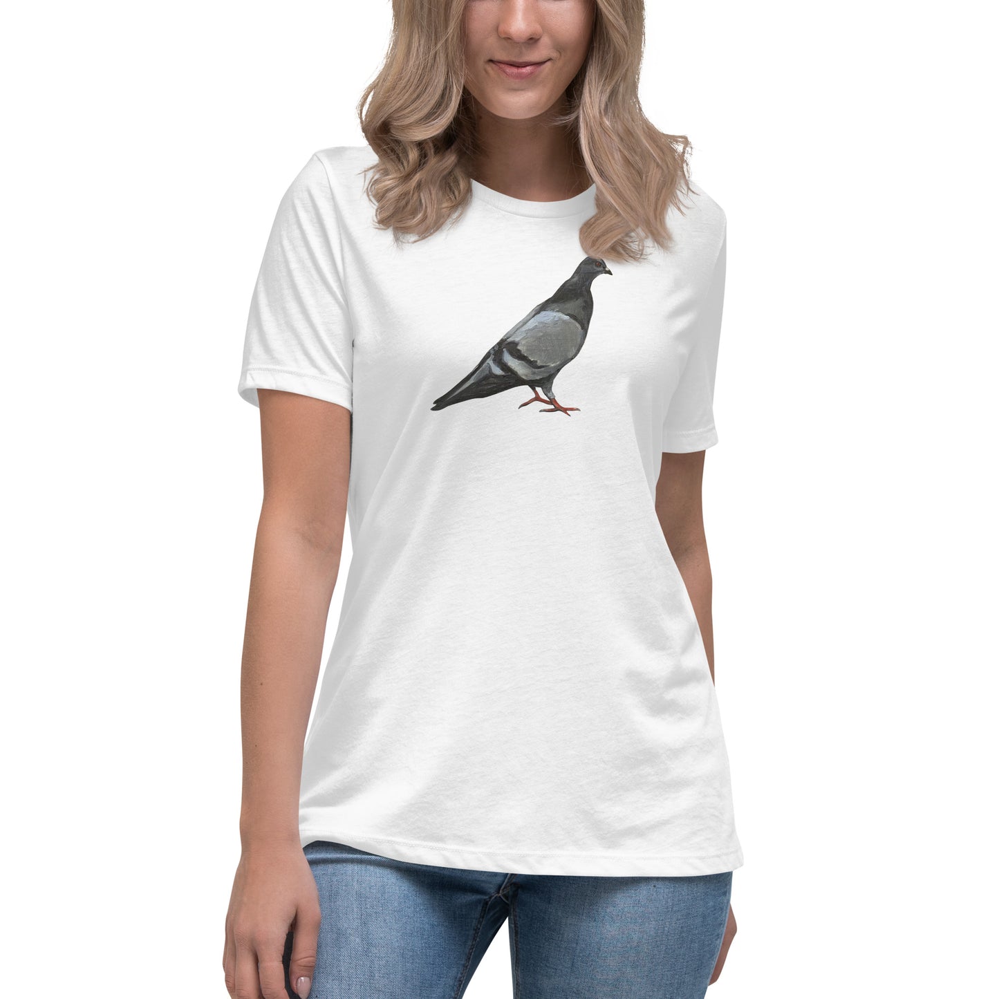 Women's Relaxed T-Shirt — Classic Pigeon Pose