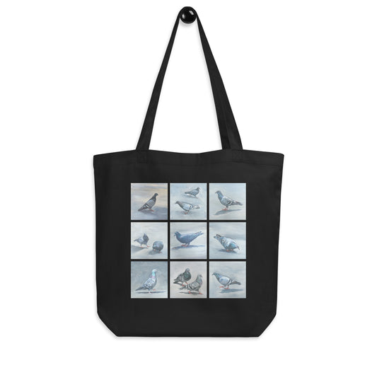 Eco Tote Bag - Twelve Pigeons Design