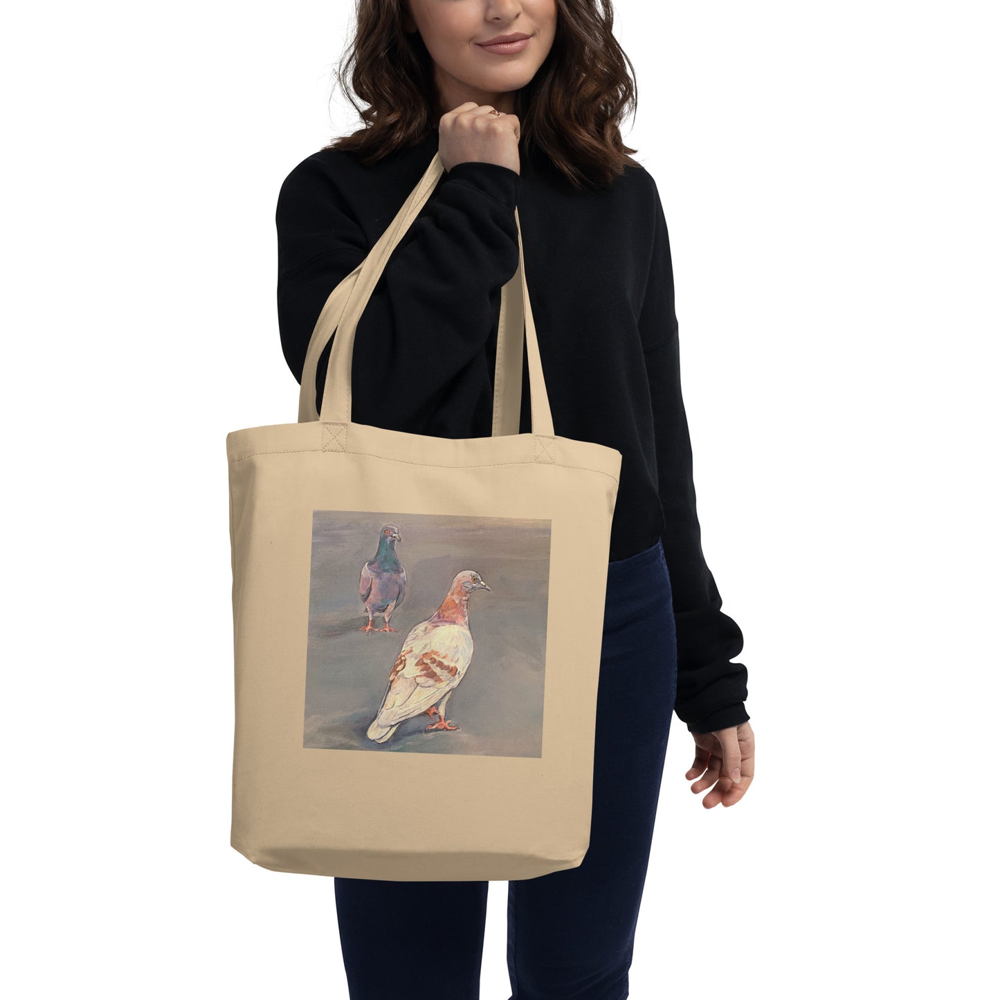 Eco Tote Bag - Pigeons of Taormina, Sicily