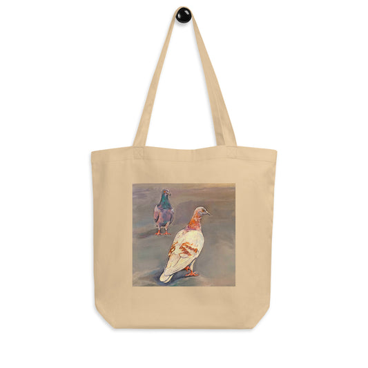 Eco Tote Bag - Pigeons of Taormina, Sicily