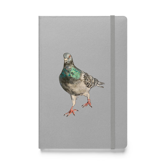 Hardcover Bound Notebook - Scottish Pigeon Design