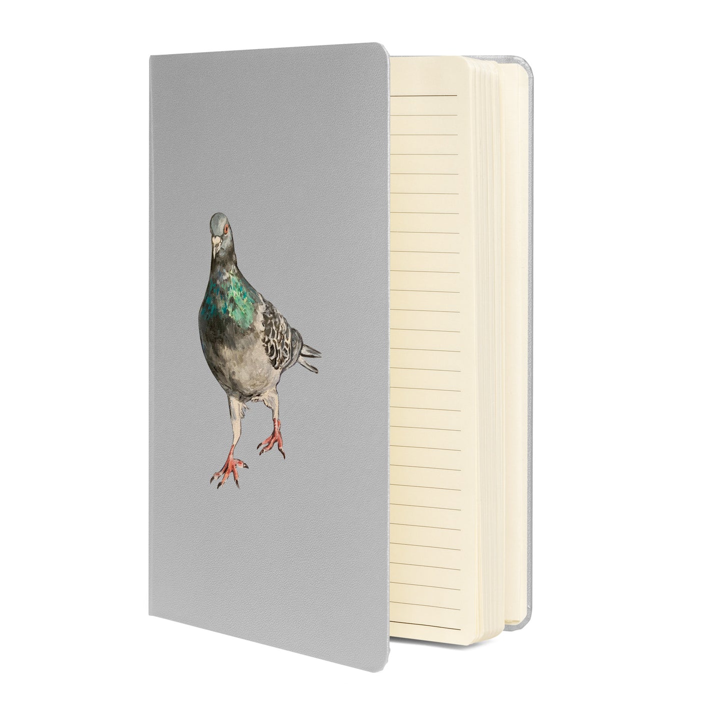 Hardcover Bound Notebook - Scottish Pigeon Design