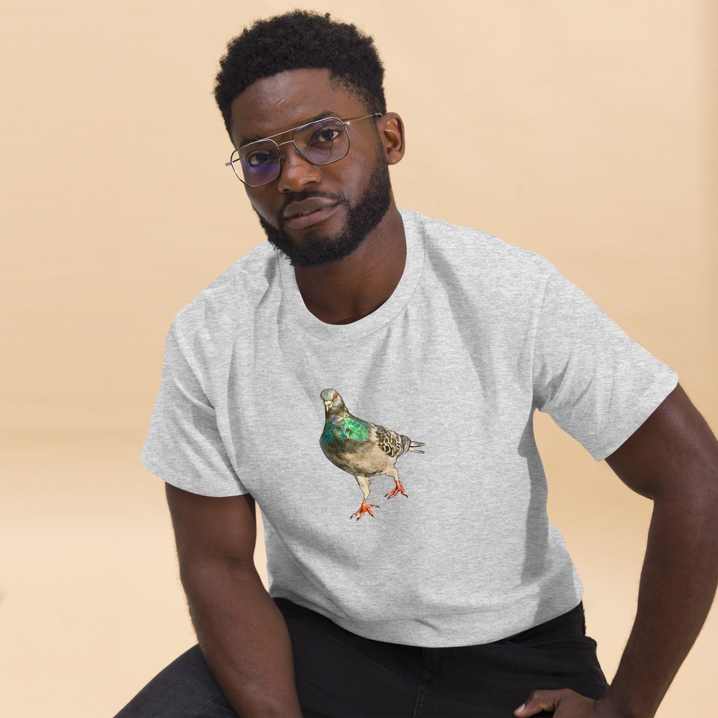 Men's Classic Tee – Scottish Pigeon Design