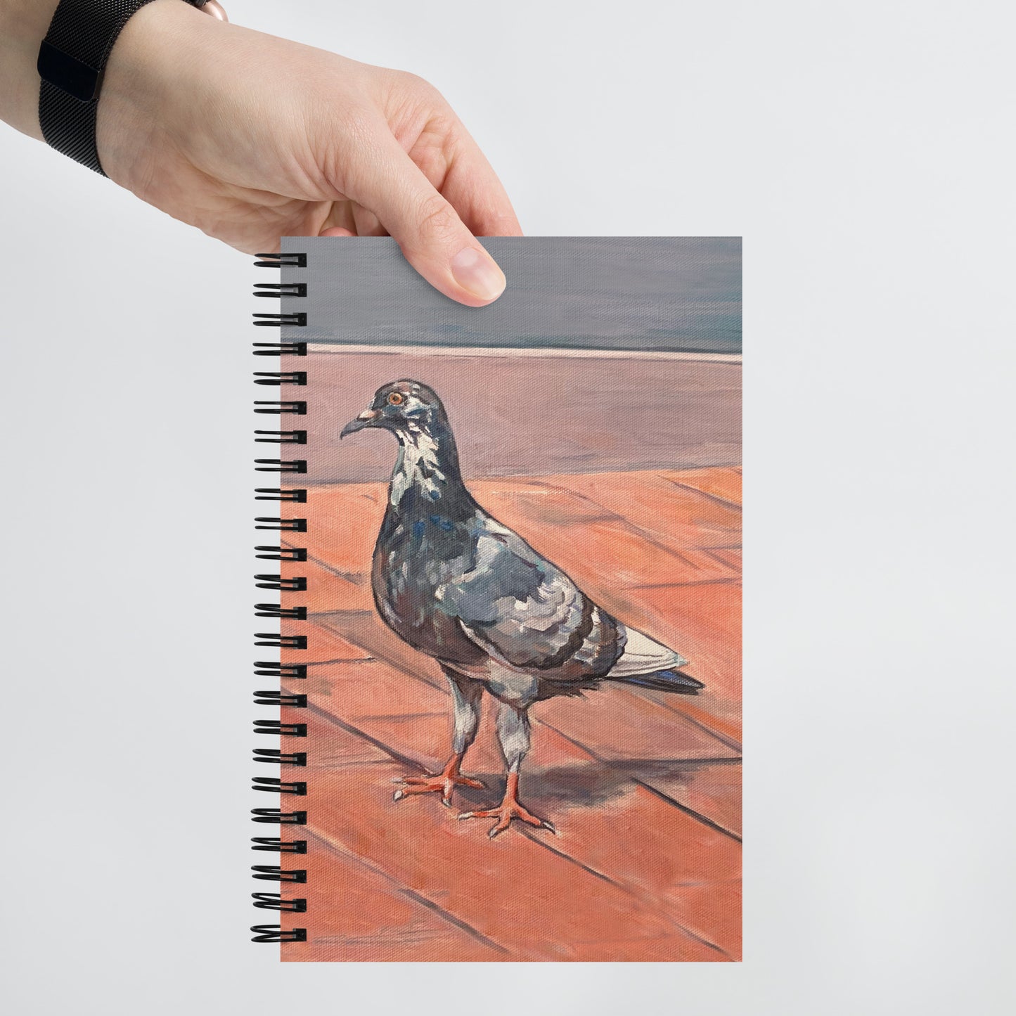 Spiral Notebook with Pigeon from Soho, NYC