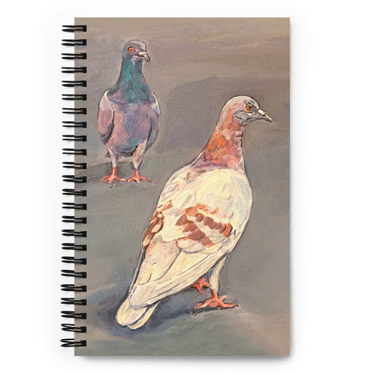 Spiral notebook with Pigeons of Taormina, Sicily