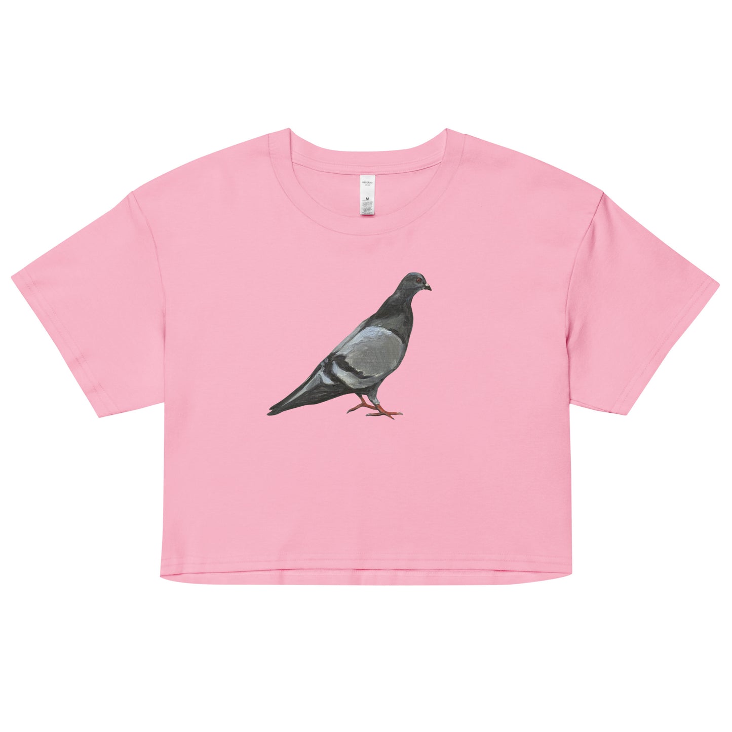 Women’s Crop Top - Classic Pigeon Pose Design