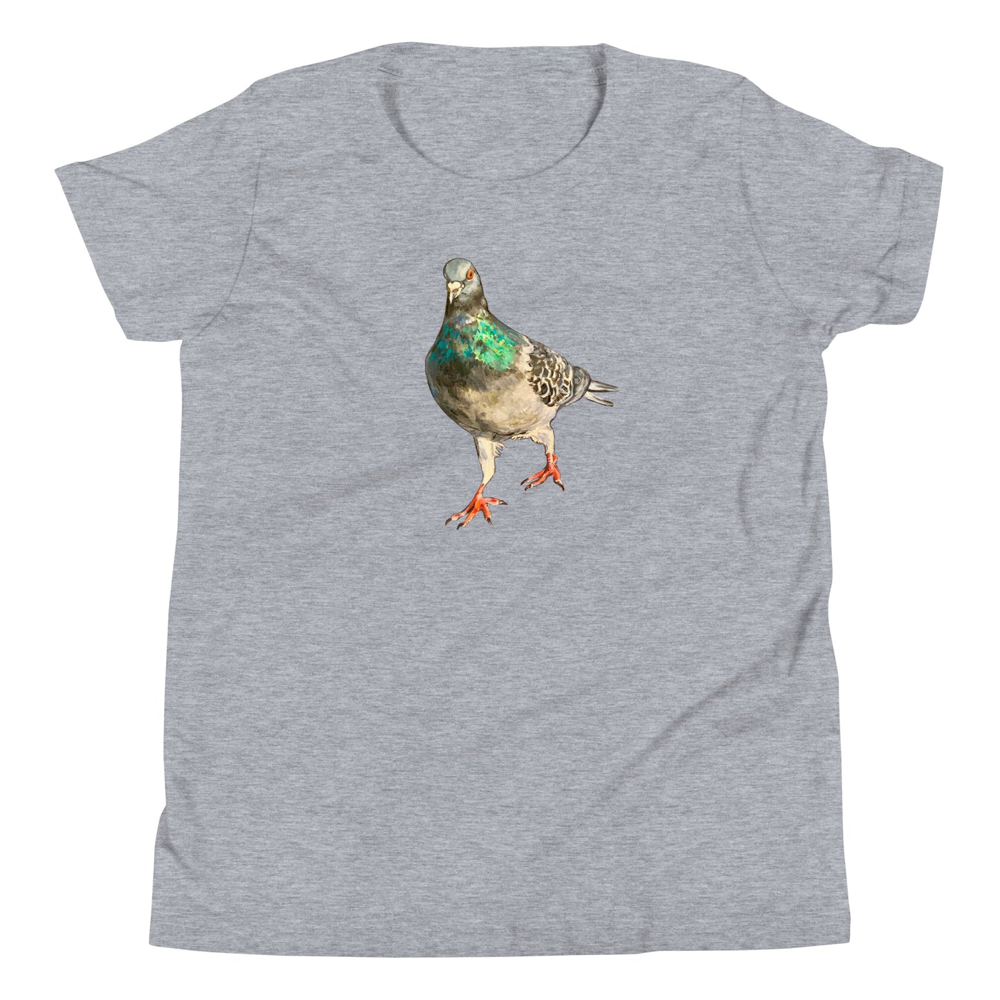 Youth Short Sleeve T-Shirt - Scottish Pigeon Design